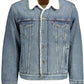 Classic Blue Denim Padded Jacket