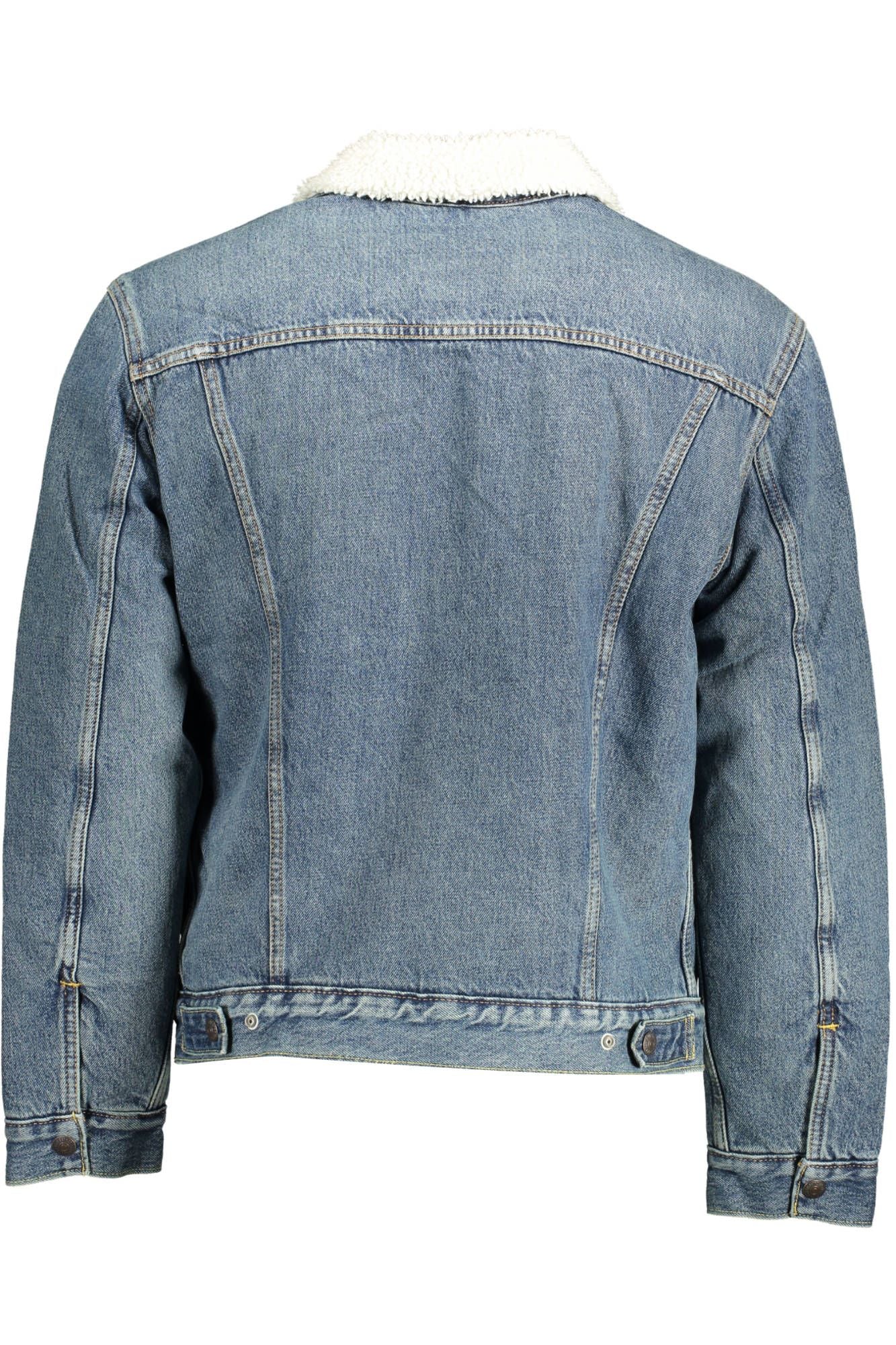 Classic Blue Denim Padded Jacket