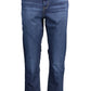 Chic Blue Denim Stretch Jeans