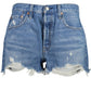 Chic 501 Denim Shorts with Vintage Flair