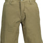 Vintage Green Cotton Shorts