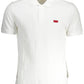 Chic White Slim-Fit Cotton Polo Shirt