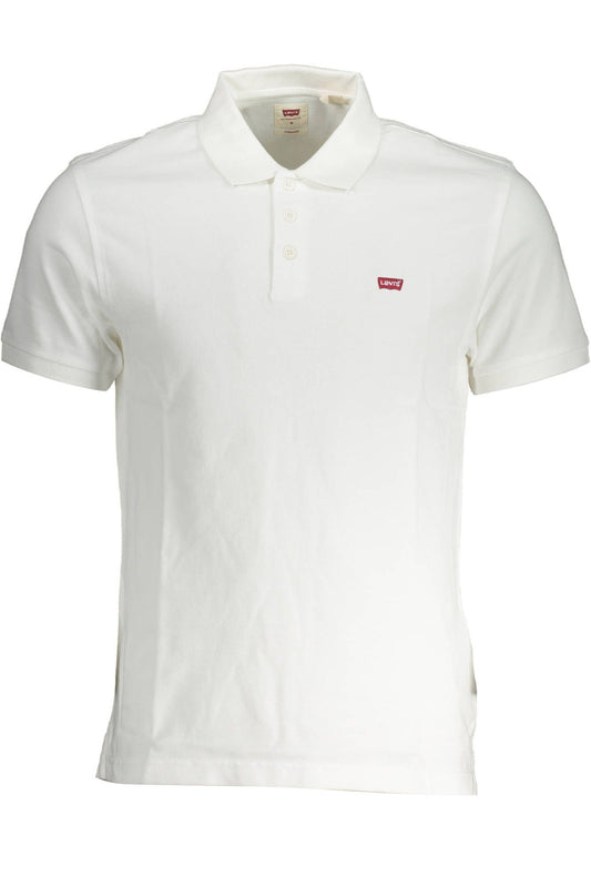 Classic White Cotton Polo Shirt