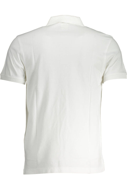 Classic White Cotton Polo Shirt