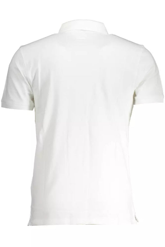 Chic Slim-Fit White Cotton Polo