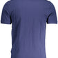 Slim Fit Blue Short-Sleeved Polo Shirt