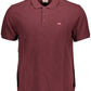 Classic Red Polo Shirt with Logo Detail