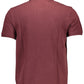 Classic Red Polo Shirt with Logo Detail
