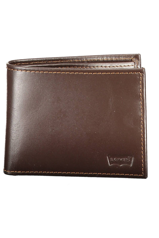 Elegant Brown Leather Men's Wallet