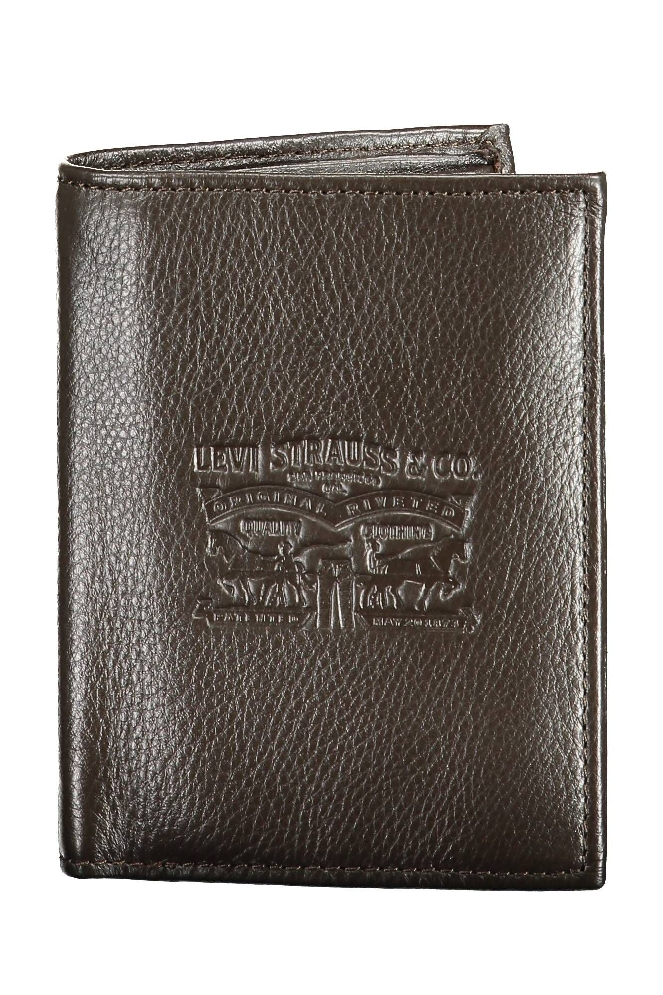 Elegant Dual-Compartment Leather Wallet