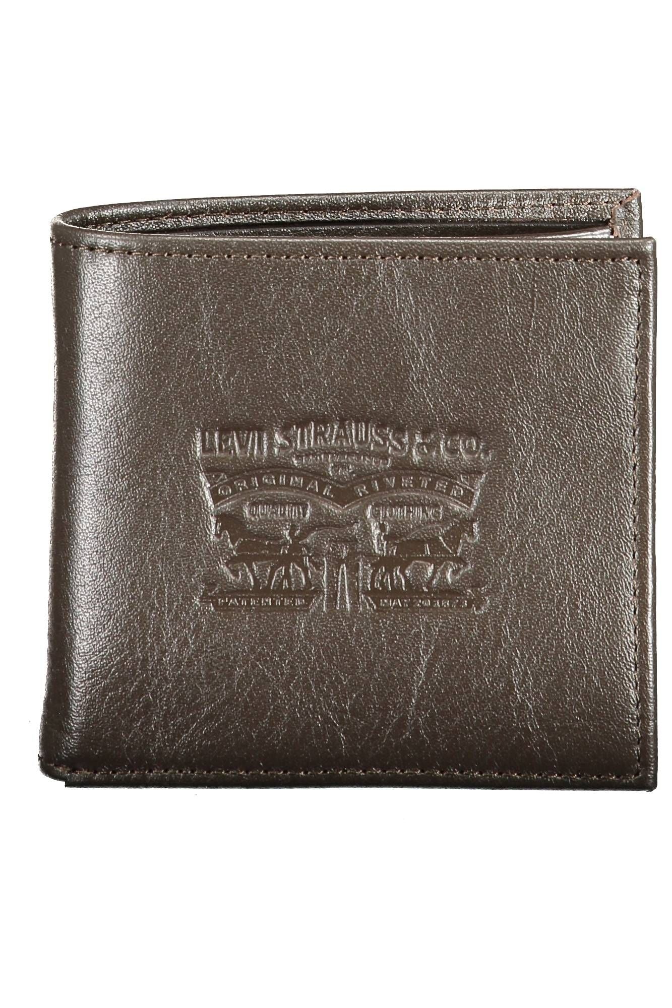 Elegant Leather Two-Compartment Wallet