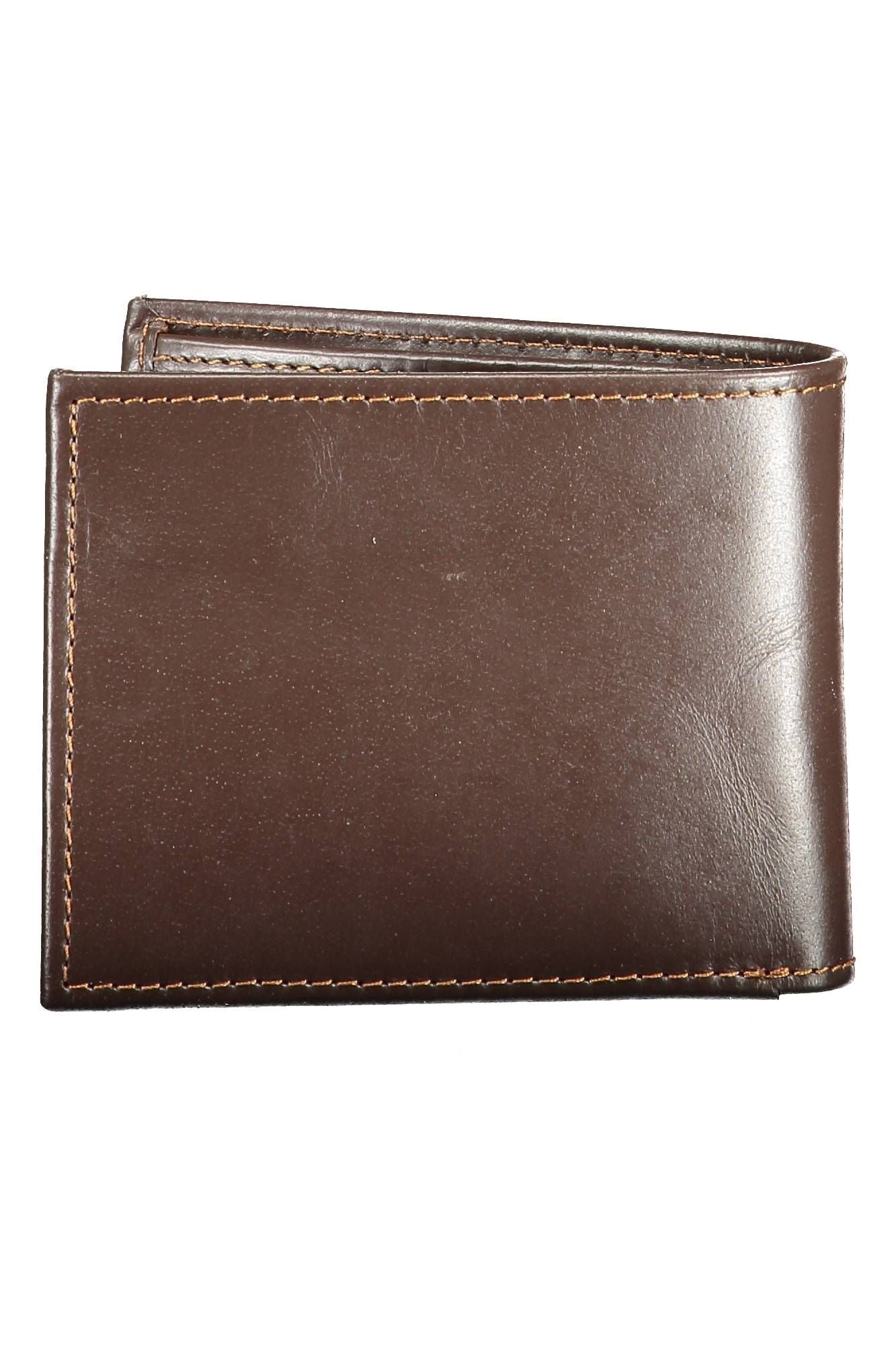 Elegant Brown Leather Men's Wallet