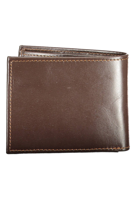 Elegant Brown Leather Men's Wallet