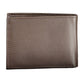 Elegant Leather Wallet with Logo Detail
