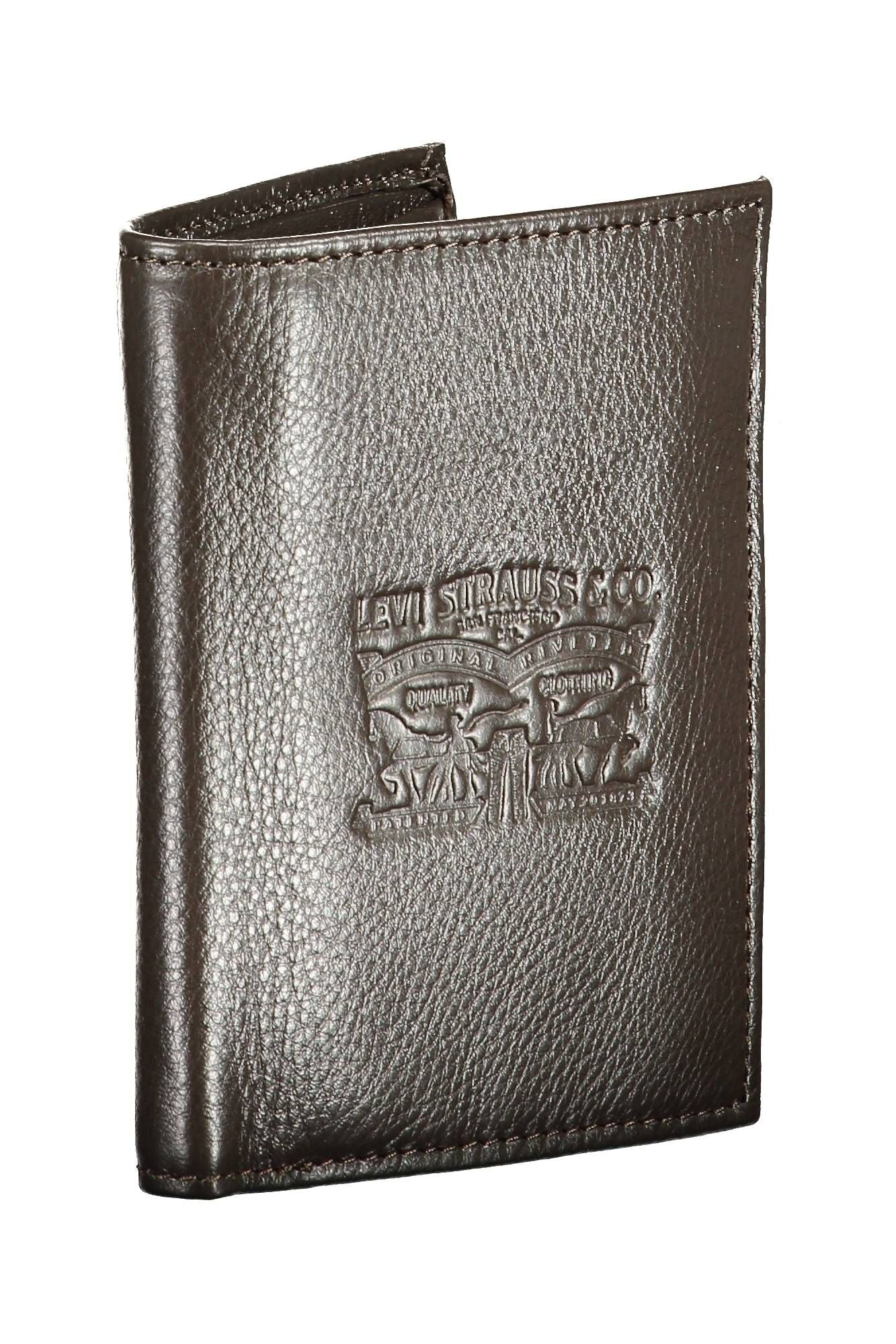 Elegant Dual-Compartment Leather Wallet