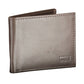 Elegant Leather Wallet with Logo Detail