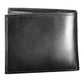 Sleek Black Leather Bi-Fold Wallet