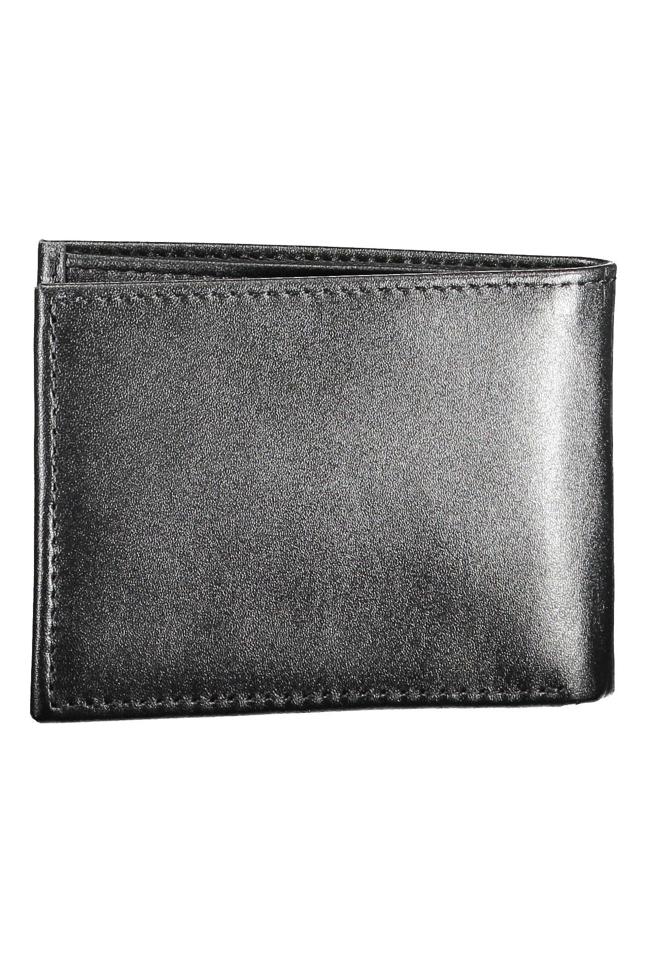 Elegant Black Leather Bifold Wallet