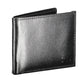 Elegant Black Leather Bifold Wallet