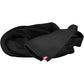 Chic Black Acrylic Logo Scarf for Men