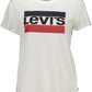 Elegant Cotton Logo Tee with Print Detail