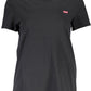Chic Black Logo Tee for Everyday Elegance
