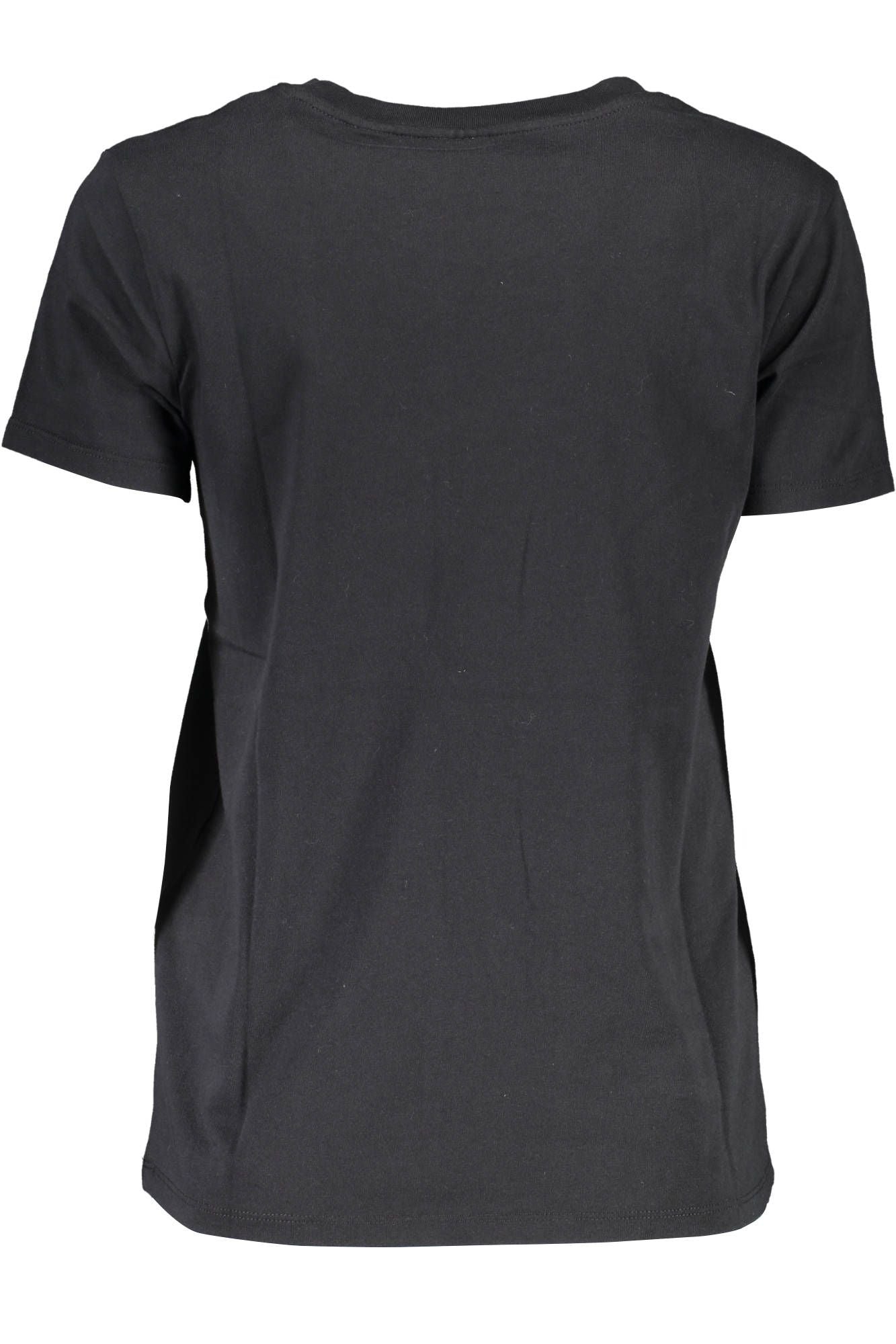 Chic Black Logo Tee for Everyday Elegance