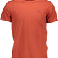 Classic Orange Cotton Tee - Short Sleeved Comfort