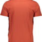 Classic Orange Cotton Tee - Short Sleeved Comfort