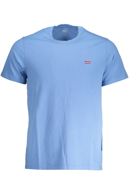 Elegant Light Blue Cotton Tee