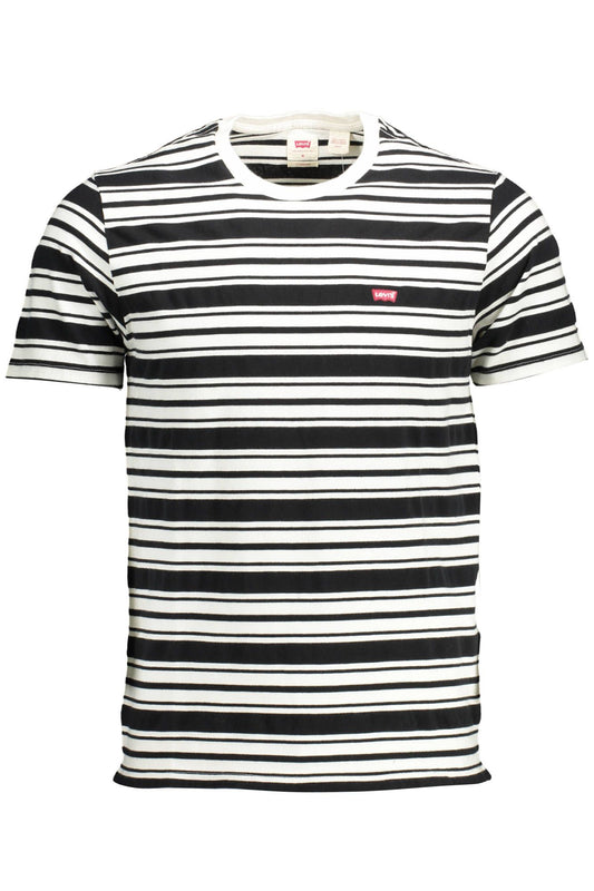 Classic Cotton White Tee with Logo Detail