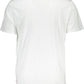 Crisp White Crew Neck Logo Tee