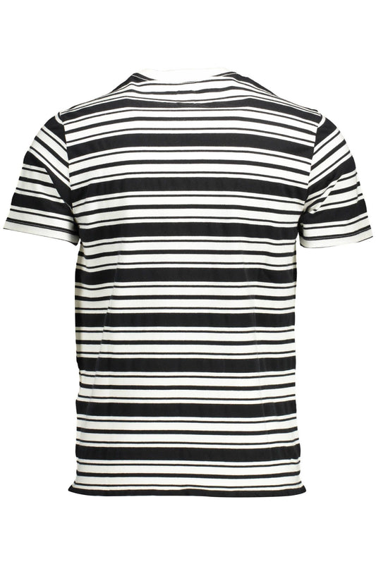 Classic Cotton White Tee with Logo Detail