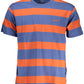 Vintage Fit Blue Embroidered Logo Tee