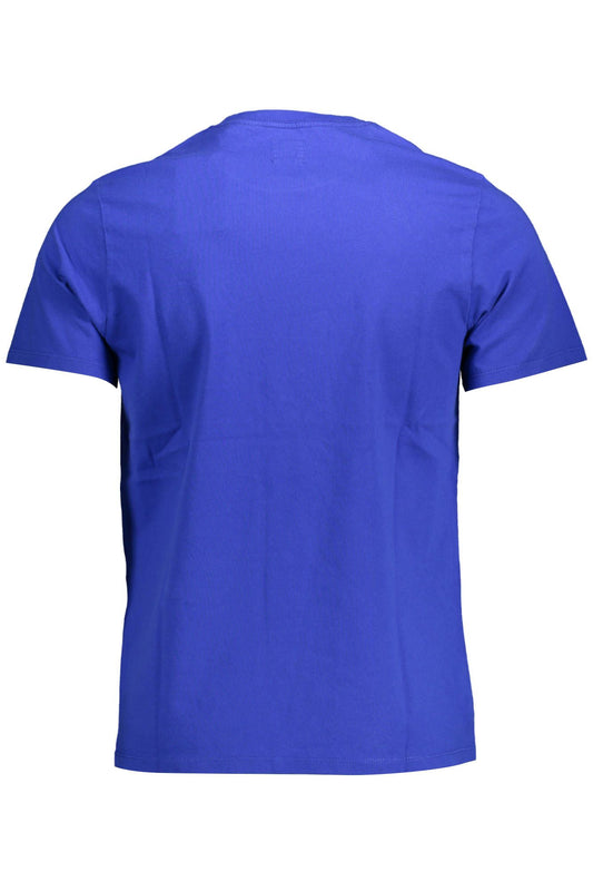 Classic Blue Cotton Logo Tee
