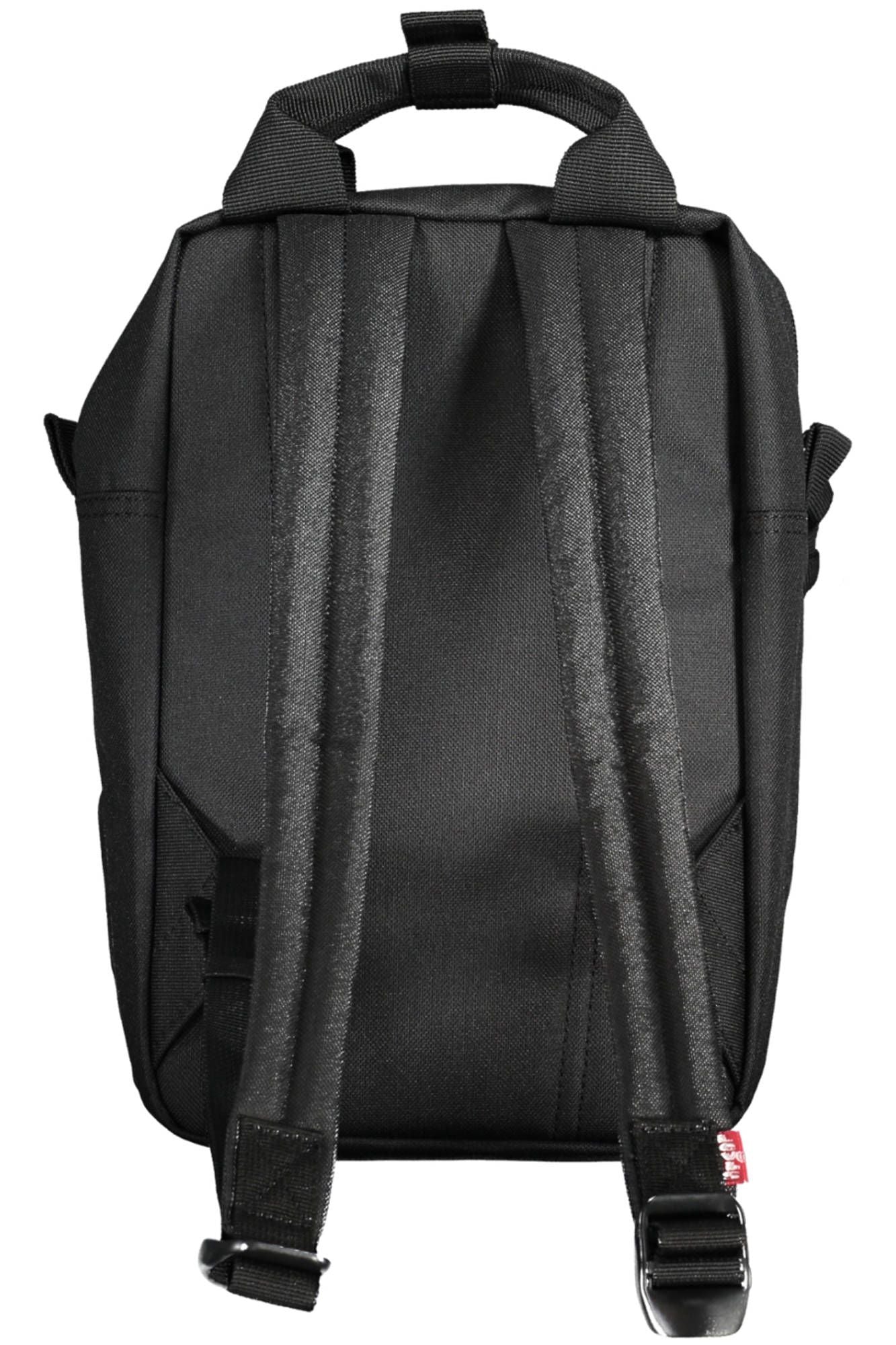 Sleek Black Eco-Friendly Mini Backpack