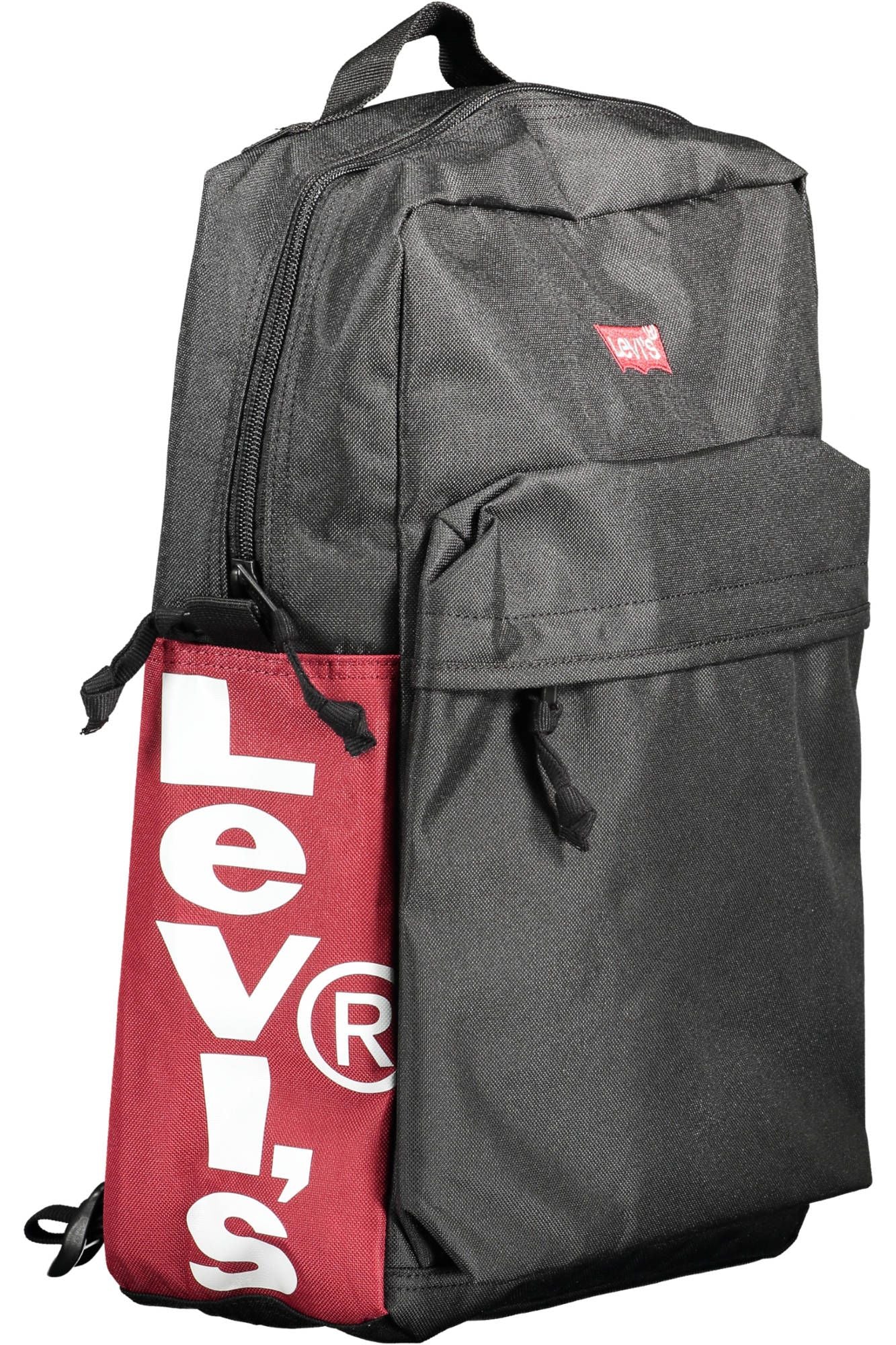 Eco-Conscious Black Backpack with Logo Detail