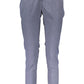 Elegant Lace Pattern Wool Trousers