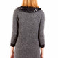Chic Gray Wool Dress with Pockets