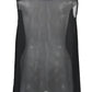 Elegant Sleeveless Black Shirt with Logo Detail