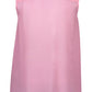 Chic Pink Sleeveless Button-Up Shirt