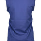 Chic Blue Logo Print Tank Top