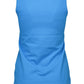 Chic Blue Embellished Logo Tank Top