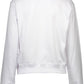 White Round Neck Logo Sweatshirt