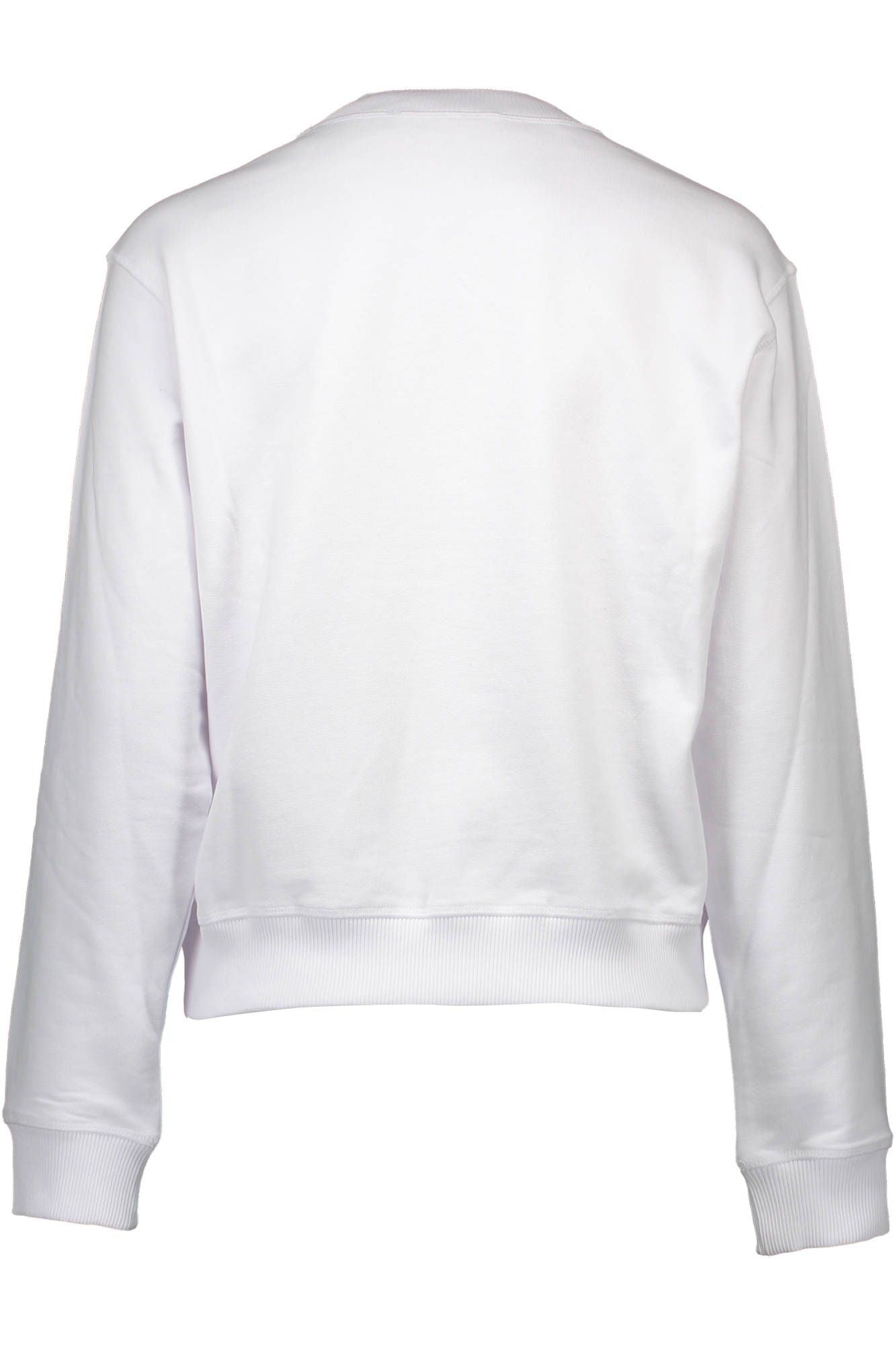 White Round Neck Logo Sweatshirt