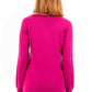 Chic Purple Sweater with Logo Embellishment