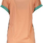 Chic Multicolor Logo Print Tee