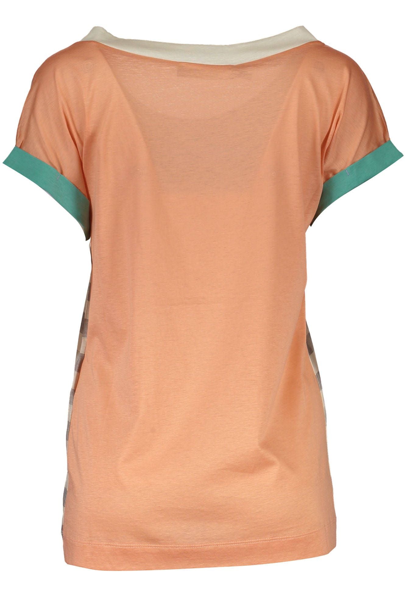 Chic Multicolor Logo Print Tee