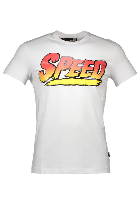 Chic Printed Logo White Tee