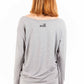 Elegant Long Sleeve Logo Print Tee